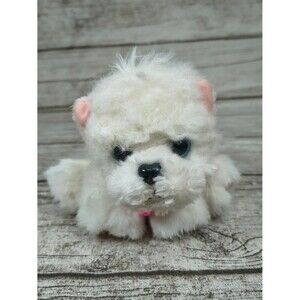 1993 Tyco DSI Puppy Puppy Puppies White Maltese Plush